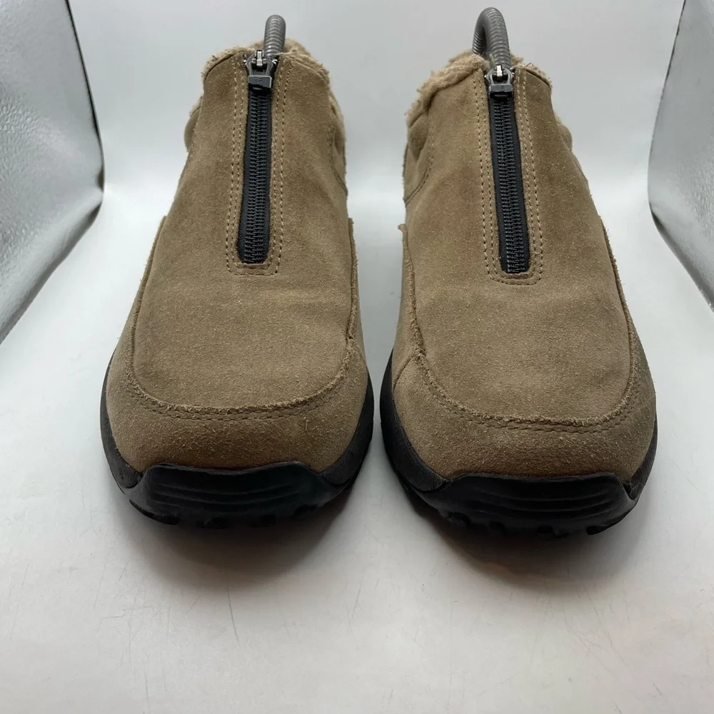 L.L Bean Men's Tan Suede Slip-On Shoes size 8.5